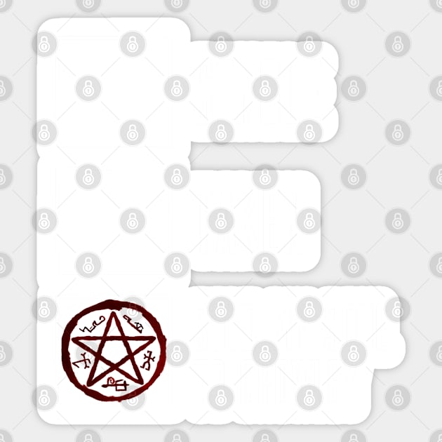 Supernatural relationship status Sticker by kurticide